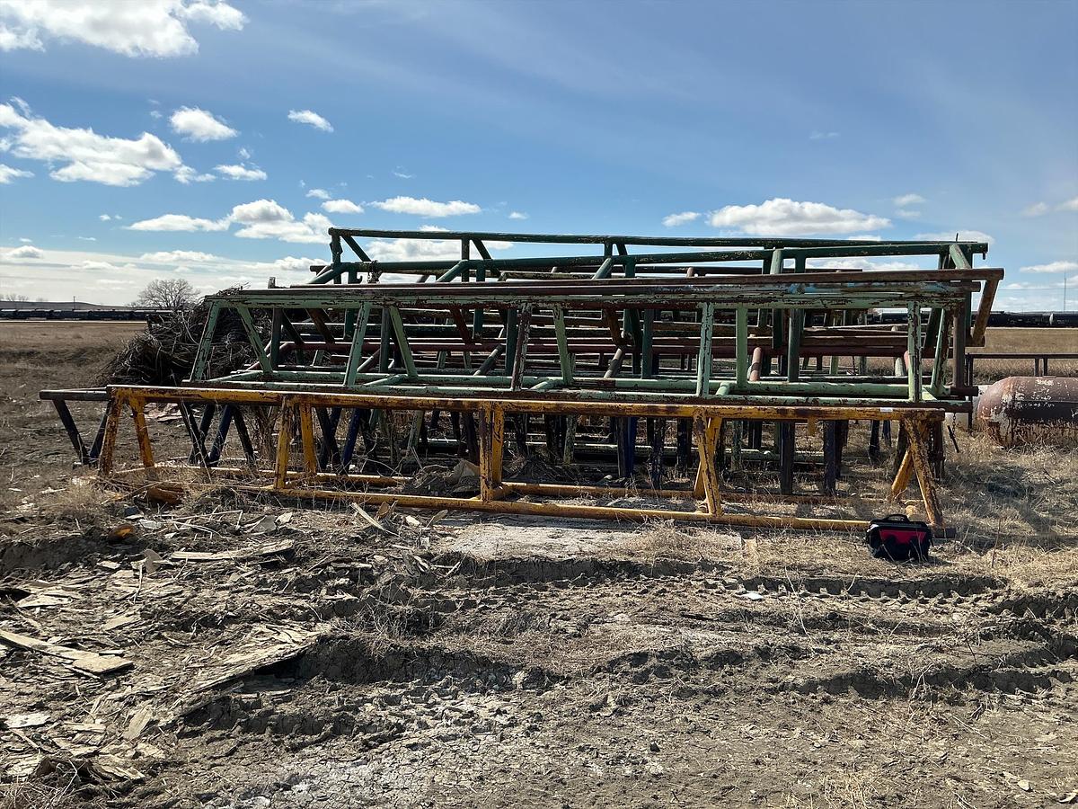 Used Welded Steel Pipe Racks Stock #4886-181