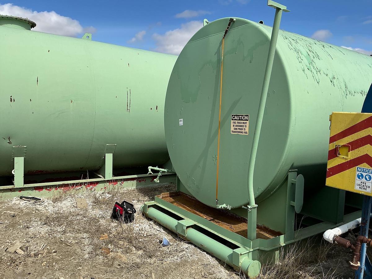 Used Welded Steel 15,000 Gallon Diesel Fuel Tank