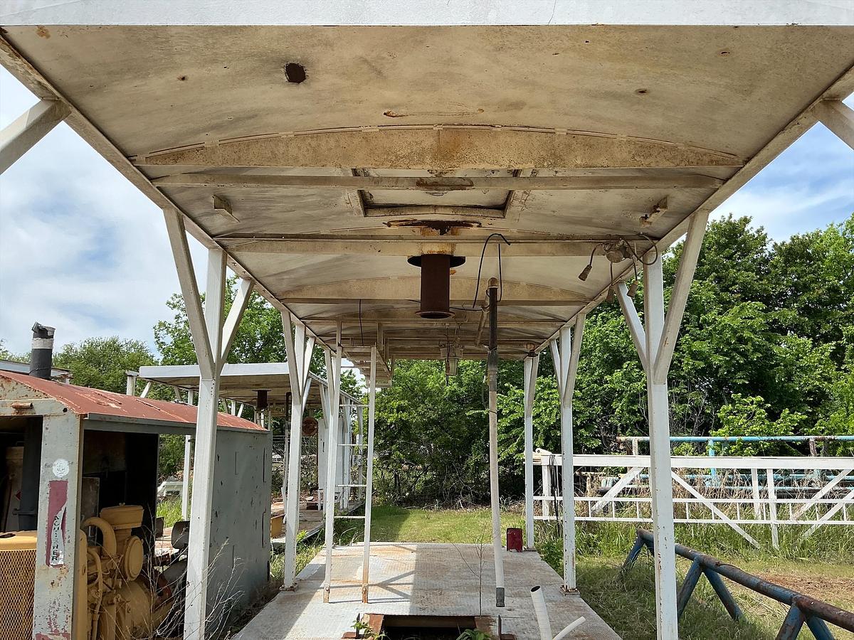 Used Empty Generator Shed on Skids