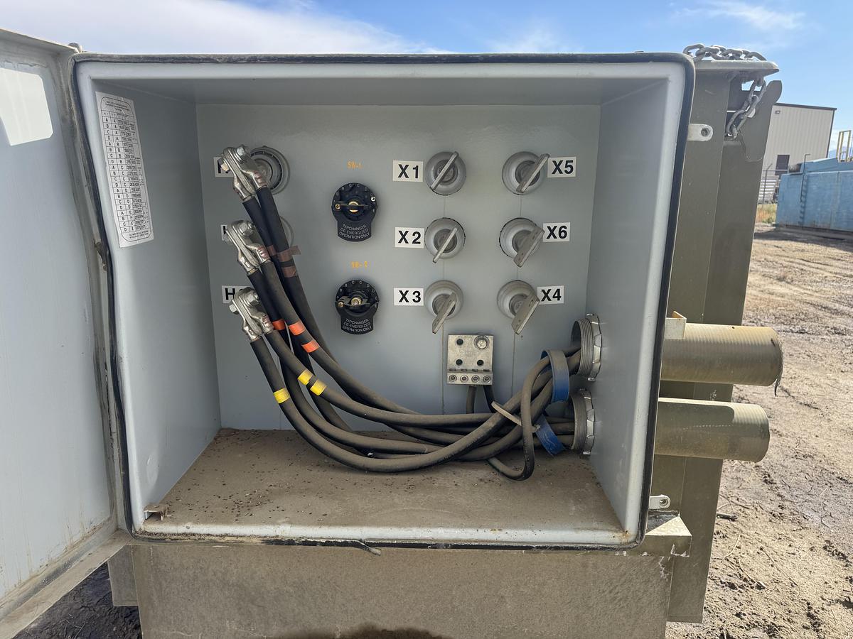 Used 2008 NECO 600 KVA oil field transformer