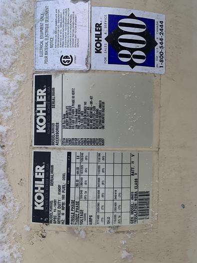 Used Kohler 350Kw Detroit S60 Generator