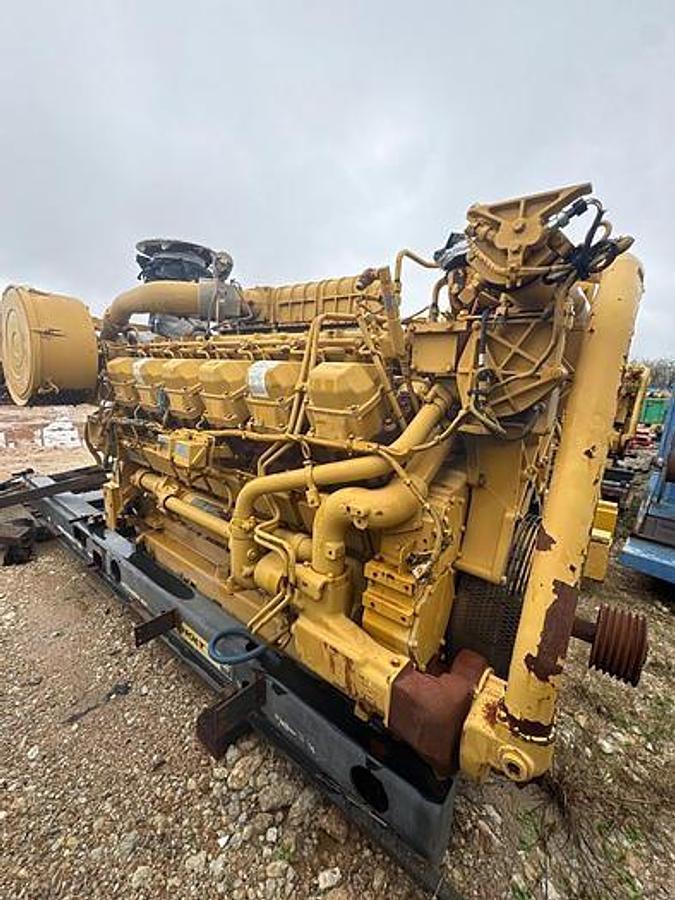 Used 2001 CAT 3512 B Engine w/Generator Drive
