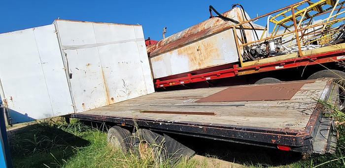 Used Shop Built 30' T/A Gooseneck Trailer, 10' Storage Room