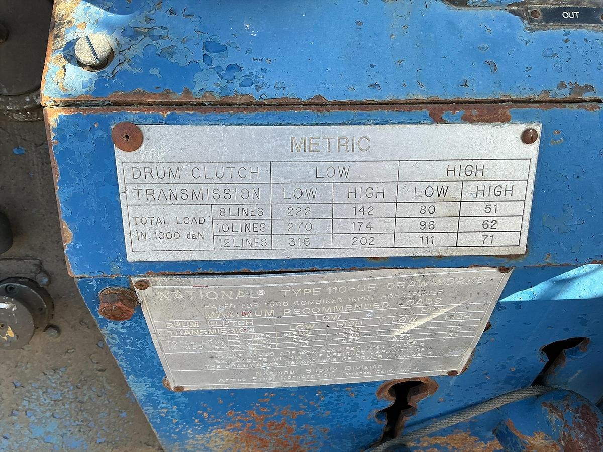 Used National 110-UE Drawworks
