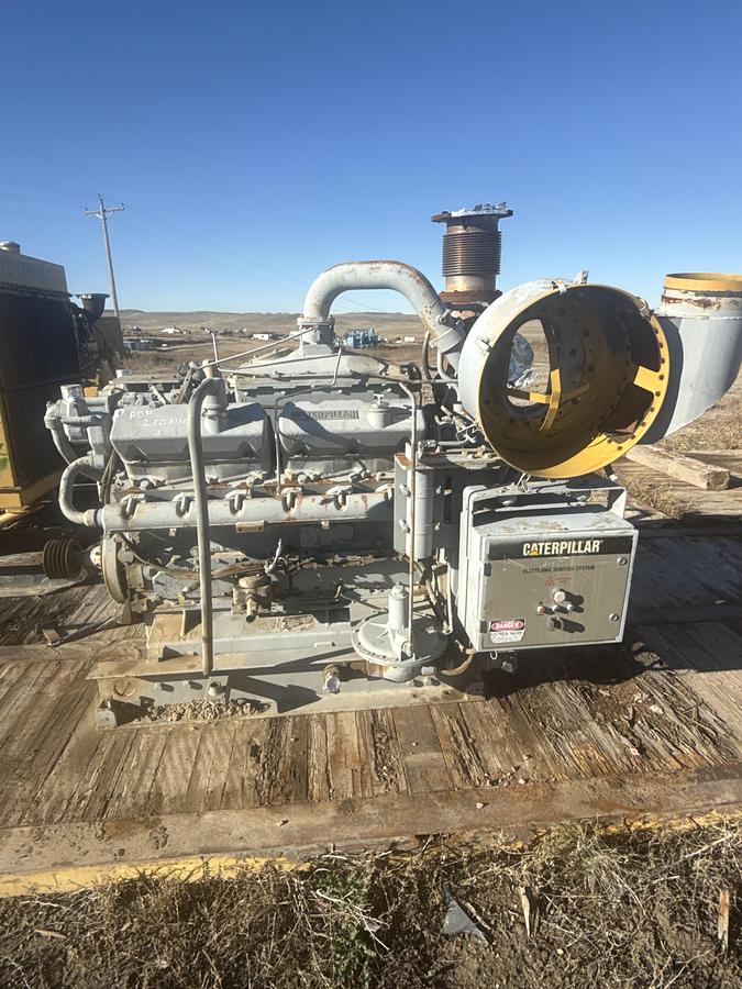 Used CAT 3412 SKID MOUNTED ENGINE