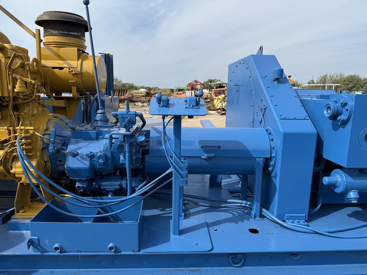 Used Kerr T-60 Triplex Mud Pump Powered by C15 Engine