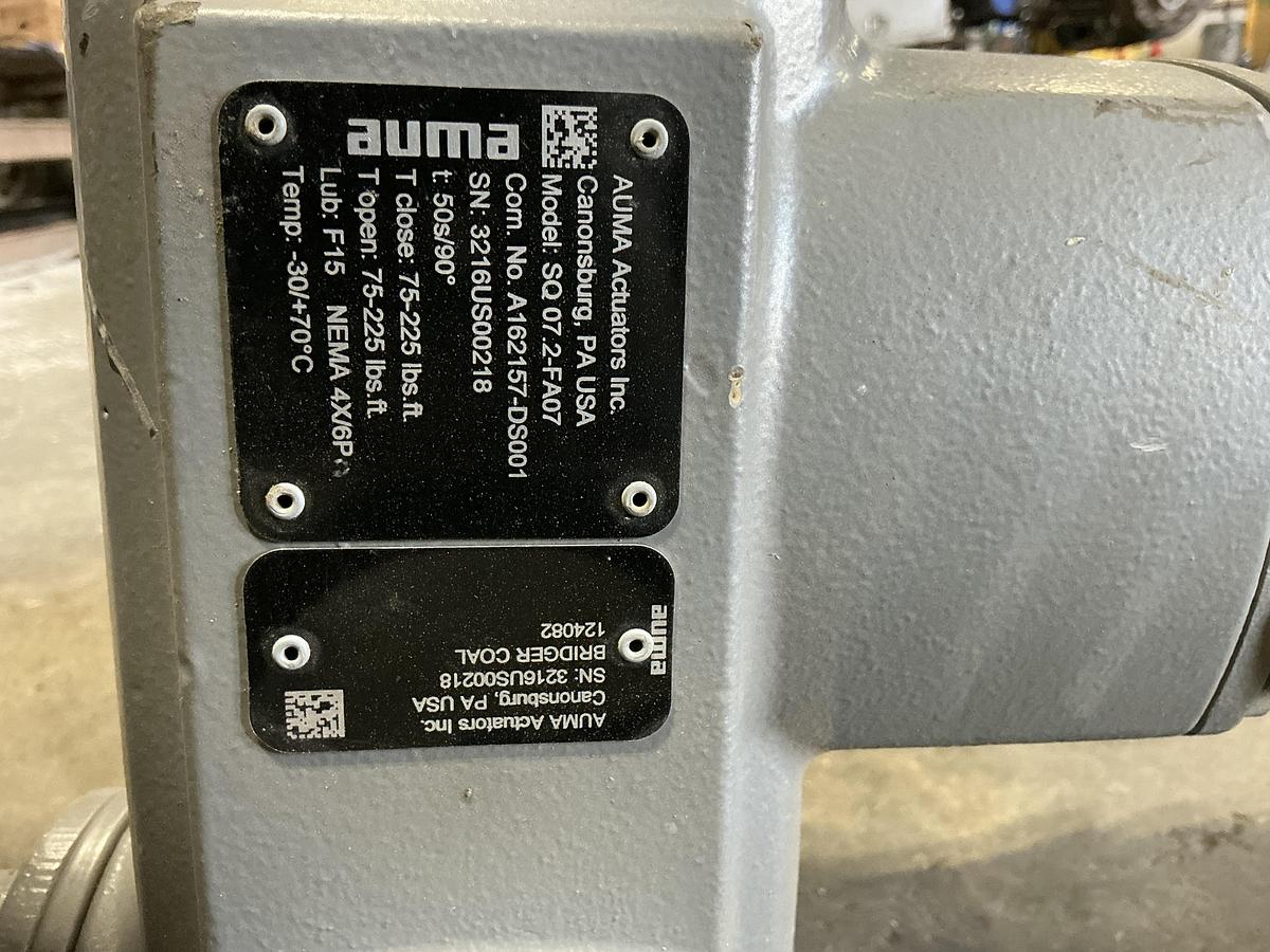 Used AUMA Actuators Inc. SQ 07.0-FA07