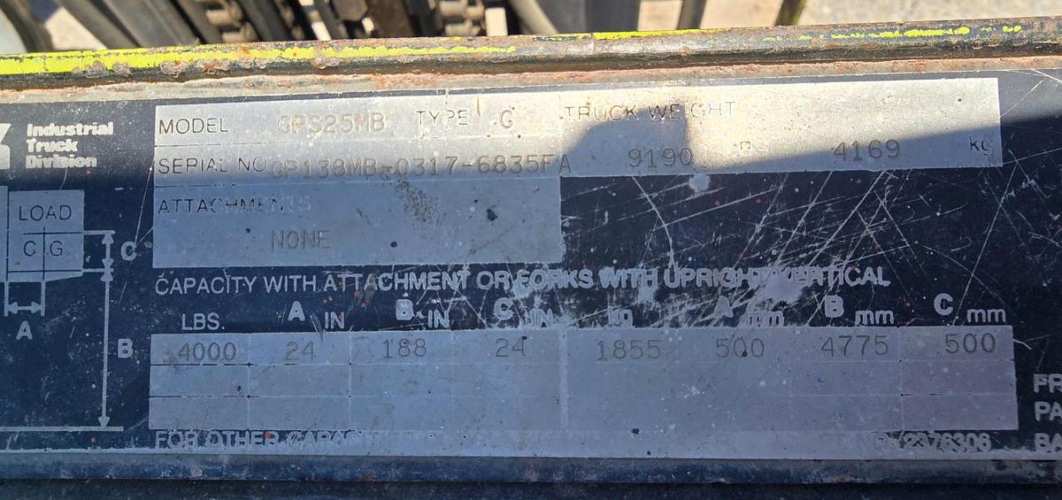 Used CLARK GPS25MB Forklift