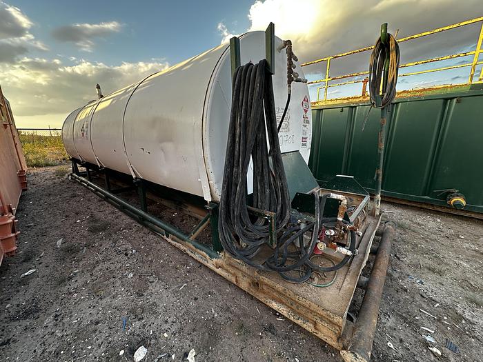 Used Skidded Fuel Tank 8000 Gallon Diesel Tank