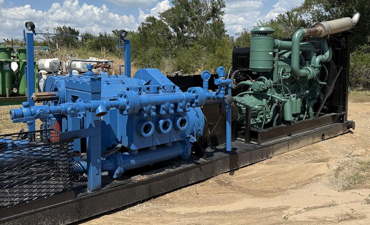 Used GARDNER DENVER PAH TRIPLEX PUMP
