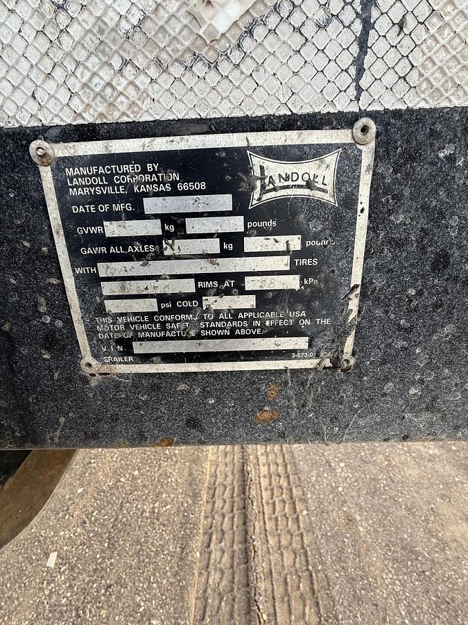 Used 1999 Landoll 50 Ton Tilt-Deck 