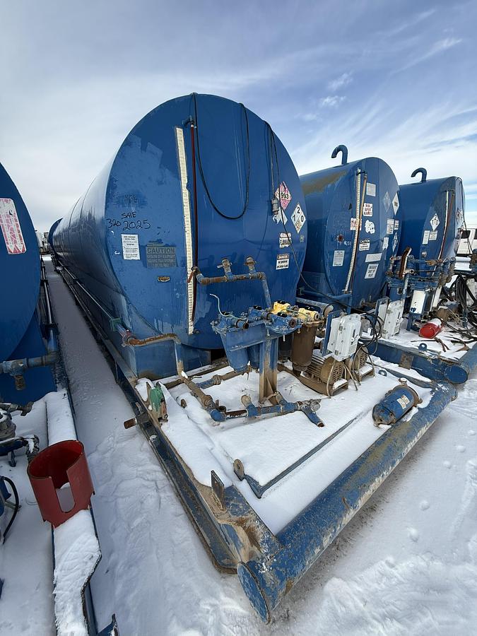 Used 15,000 Gallon Skidded Diesel Fuel Tank