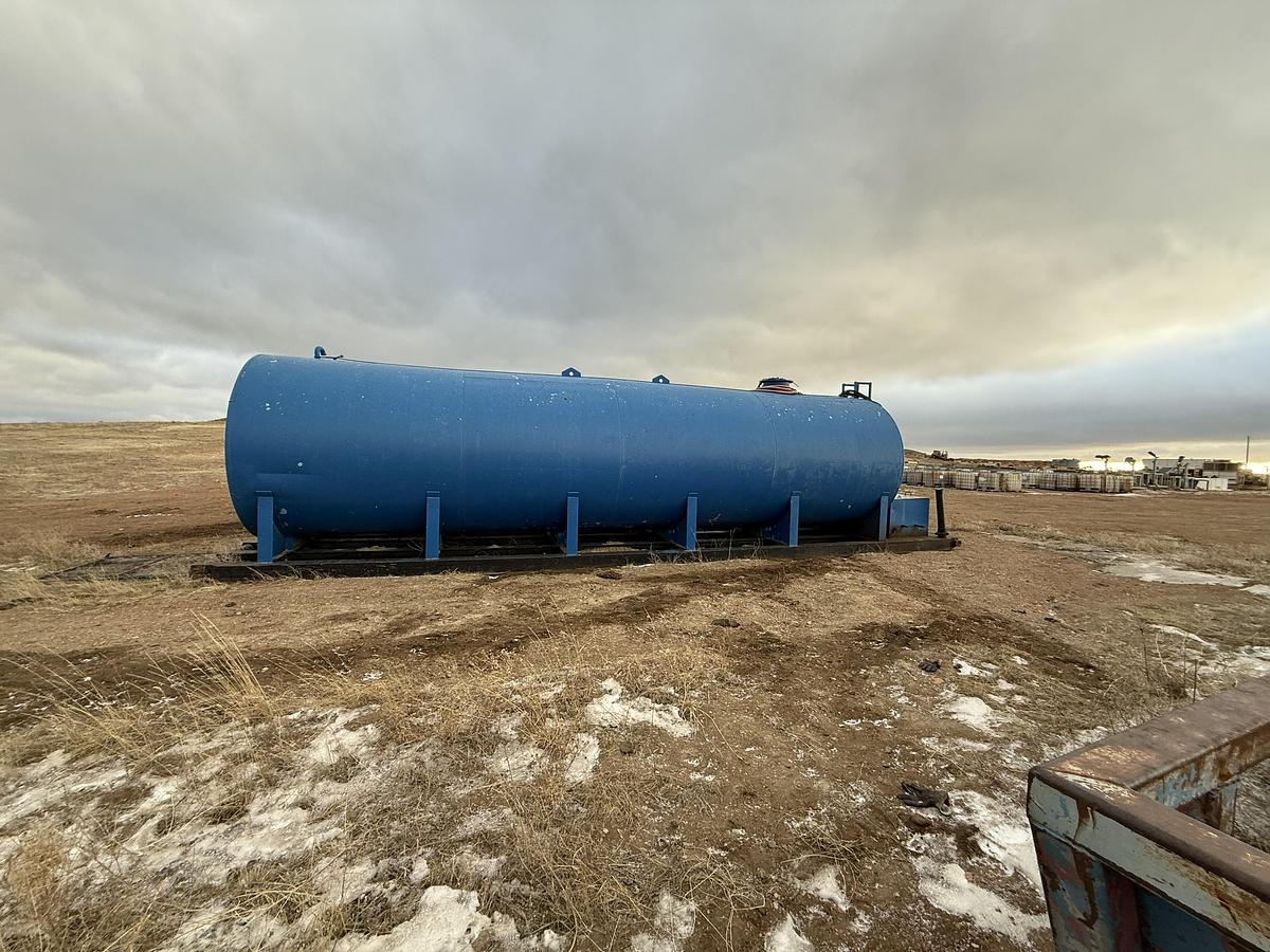 Used 1981 Welded Steel 12,000 Gallon Diesel Tank 