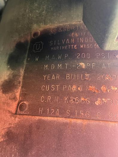 Used 2007 Sullair 750 CFM Air Compressor