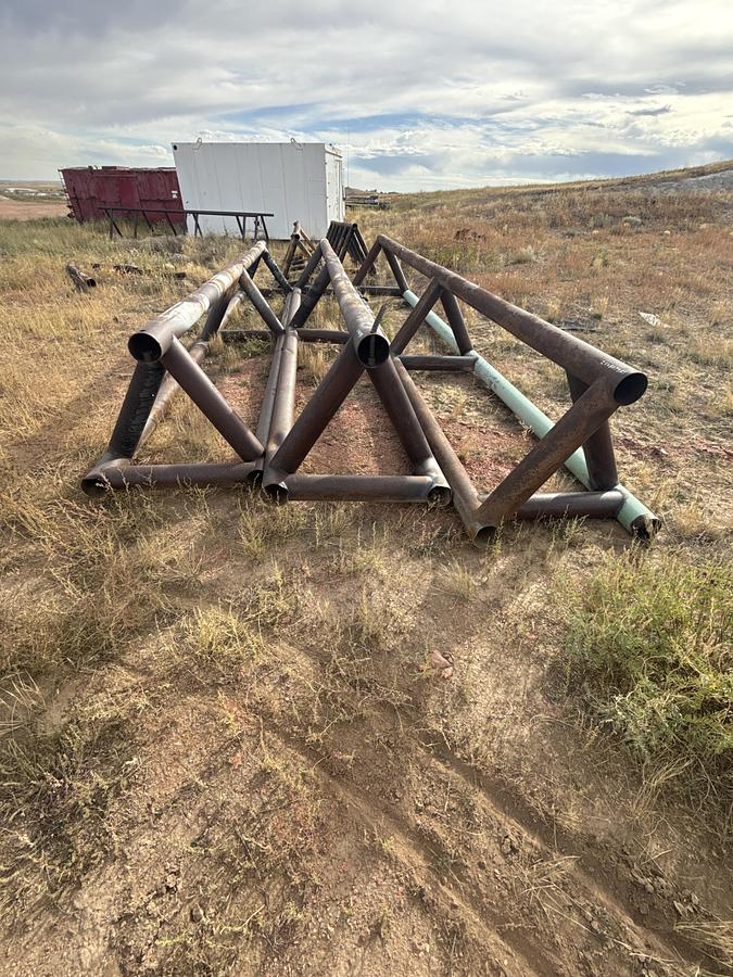 Used PIPE RACK 44"x44"x25'