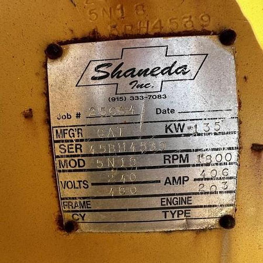 Used Cat 3306 DIESEL GENERATOR
