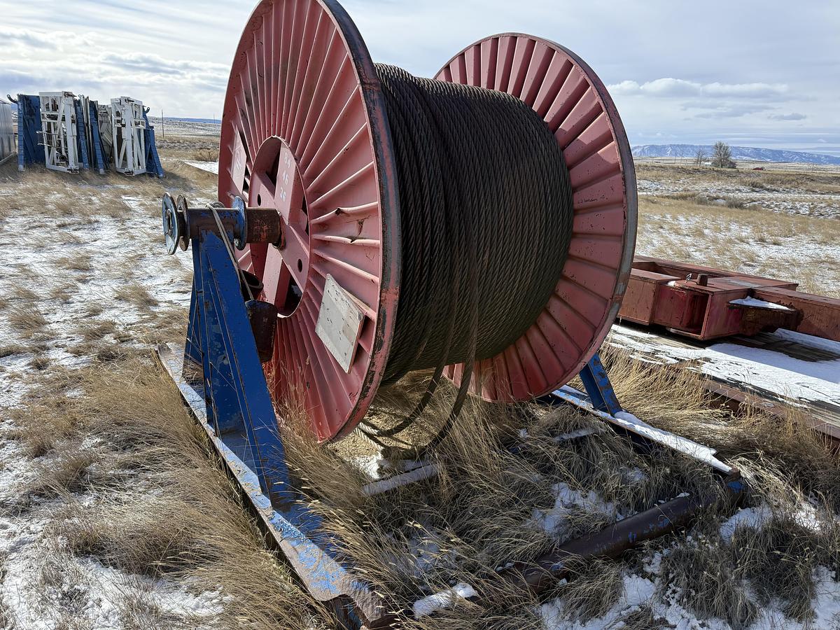 Used Drill Line Spool and Cable Rig #235 