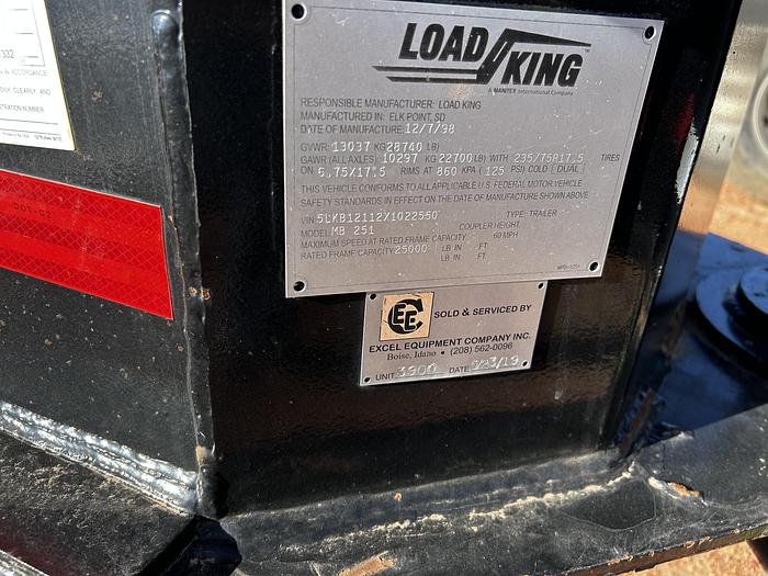 Used 1998 Load King MB 251
