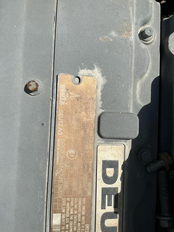 Used Deutz Diesel Engine on Skid