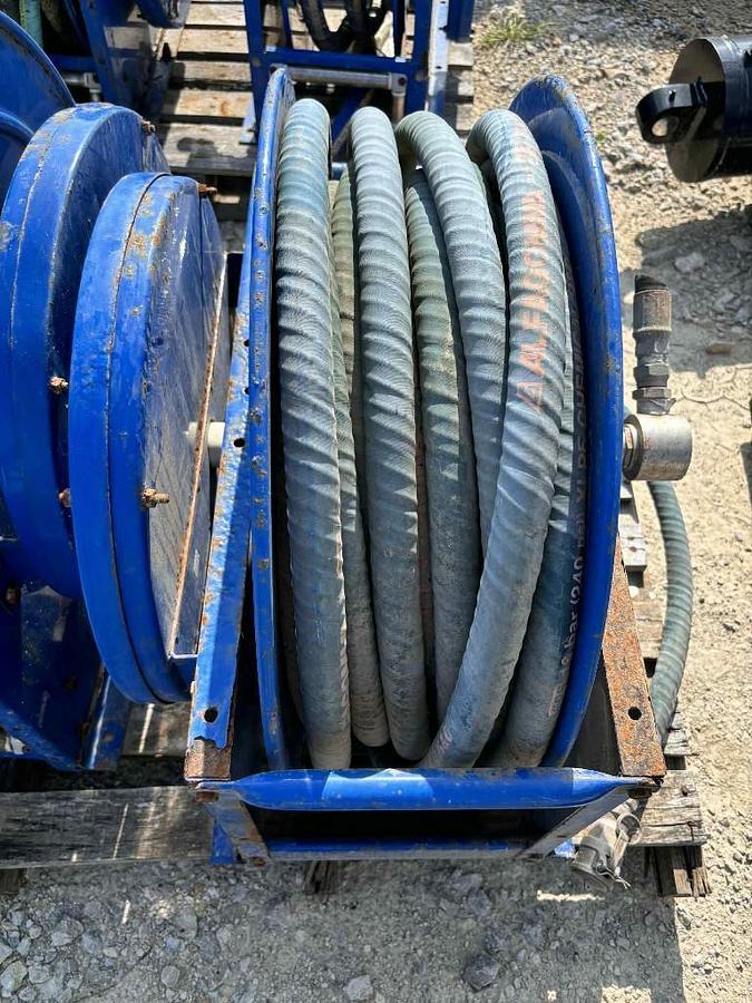 Used 3/4" Hydraulic Hose on Reel