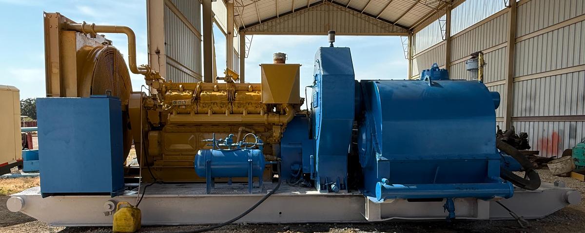 Used National Oilwell 9-P-100 Triplex Mud Pump