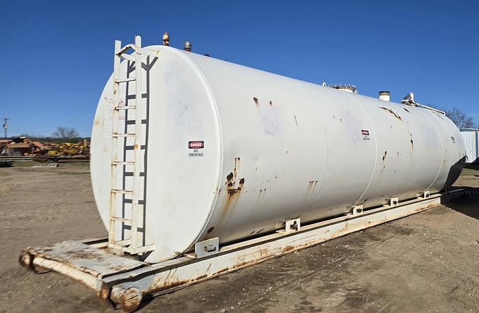 Used 12,000 Gallon Skidded Fuel Tank