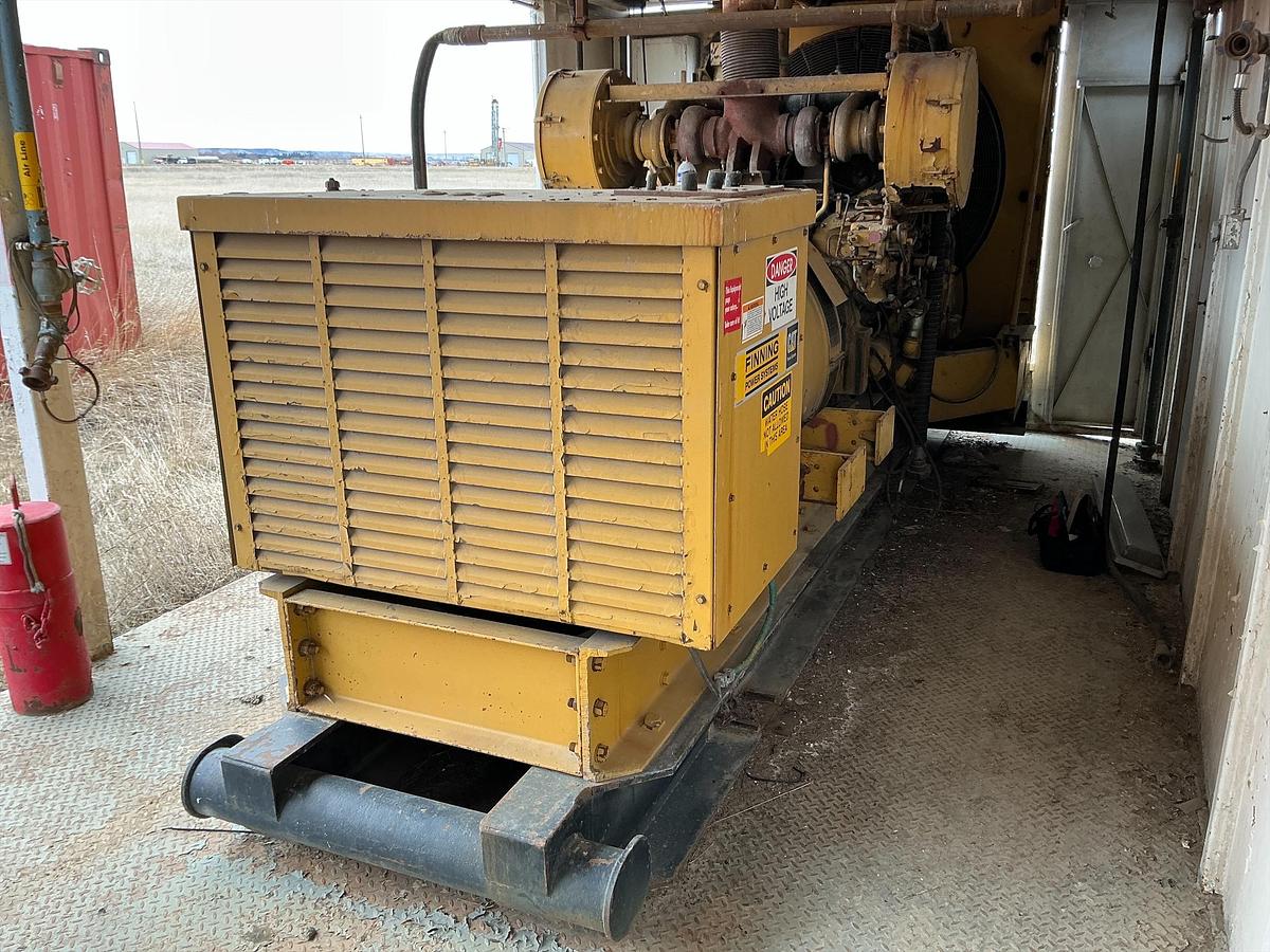 Used Cat Generator, Skid, (With Air Compressors)