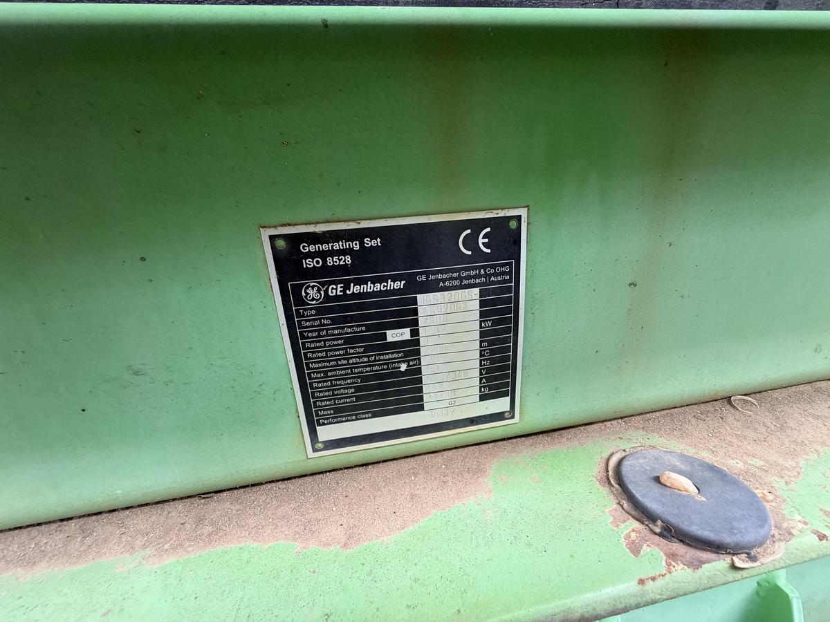 Used 2011 General Electric Jenbacher JGS 320 GS Natural Gas Generator 1712KW