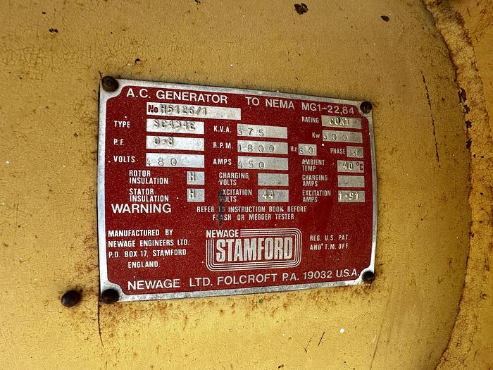 Used Cat 3406 Diesel Generator