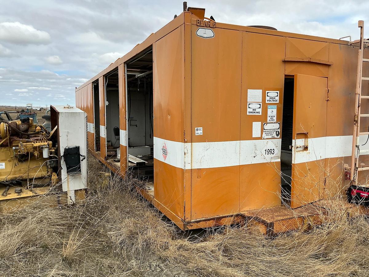 Used Welded Steel Pump Skid