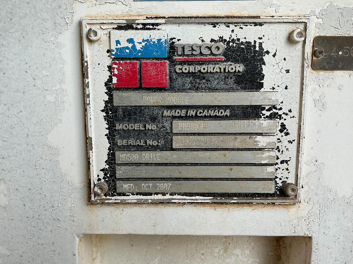 Used Tesco PM900HP Power Modul Skid 