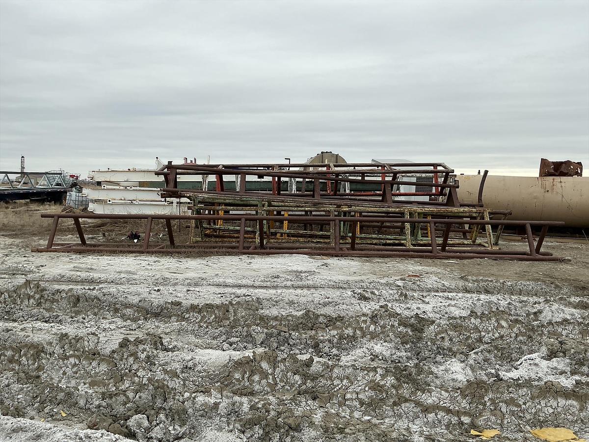 Used Welded Steel Pipe Racks 
