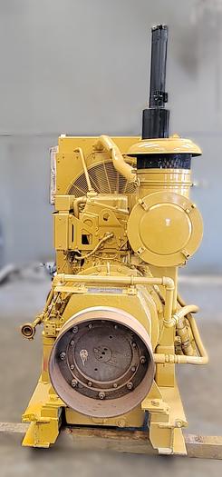 Used Cat C18 Engine w/Oil Works Torque Converter Skidded