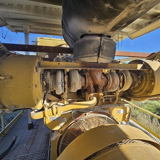 Used 2006 CAT 3512-B Diesel Engine with Kato 1204 kW Generator