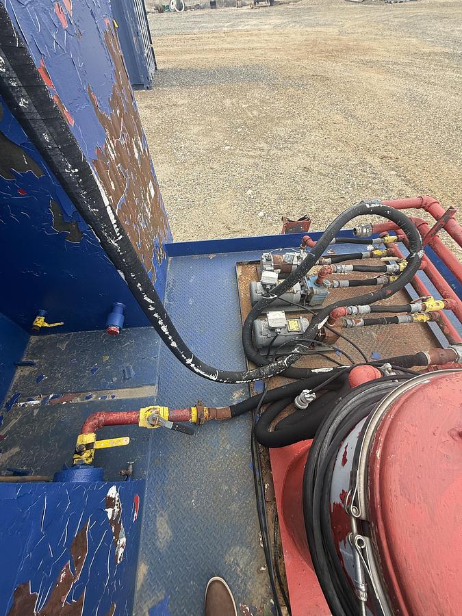 Used Diesel Fuel Tank Skidded 