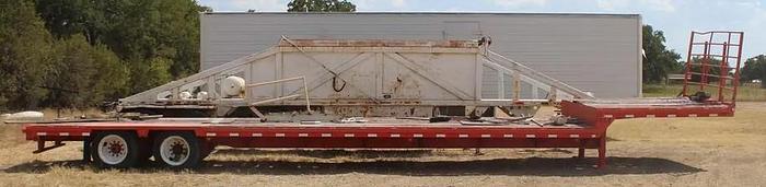 Used Aztec 48' T/A Step Deck Trailer 10' Top Deck