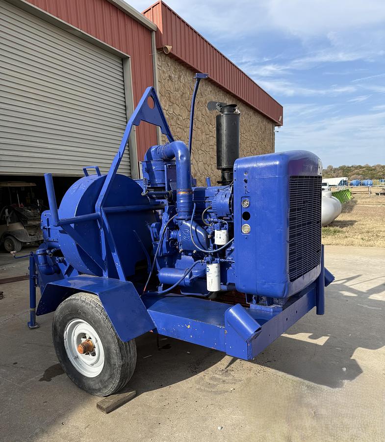 Used Gardner Denver Triplex High Pressure Pump PB Detroit 4-71 Trailered