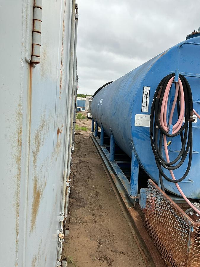 Used 10,000 Gallon Fuel Tank Skidded