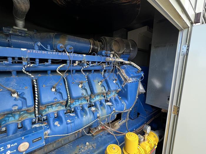 Used 2003 Deutz TBG V12 N/G 1460kva generator