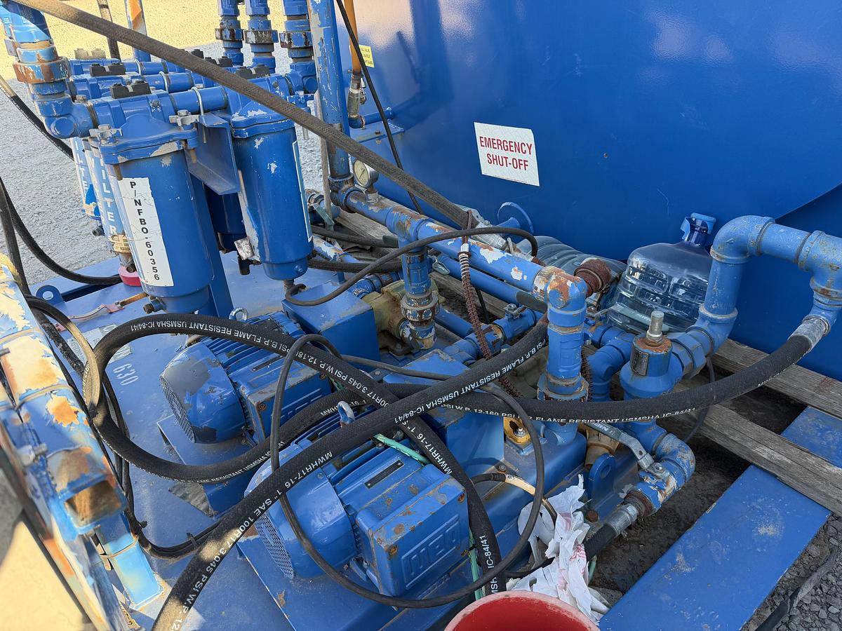 Used 15,000 Gallon Skidded Diesel Fuel Tank