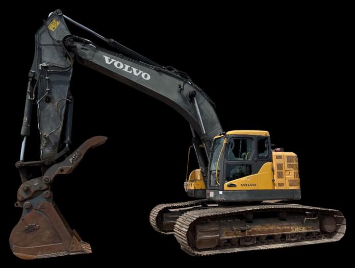Used 2014 Volvo ECR305CL Tracked Excavator with Hydraulic Thumb
