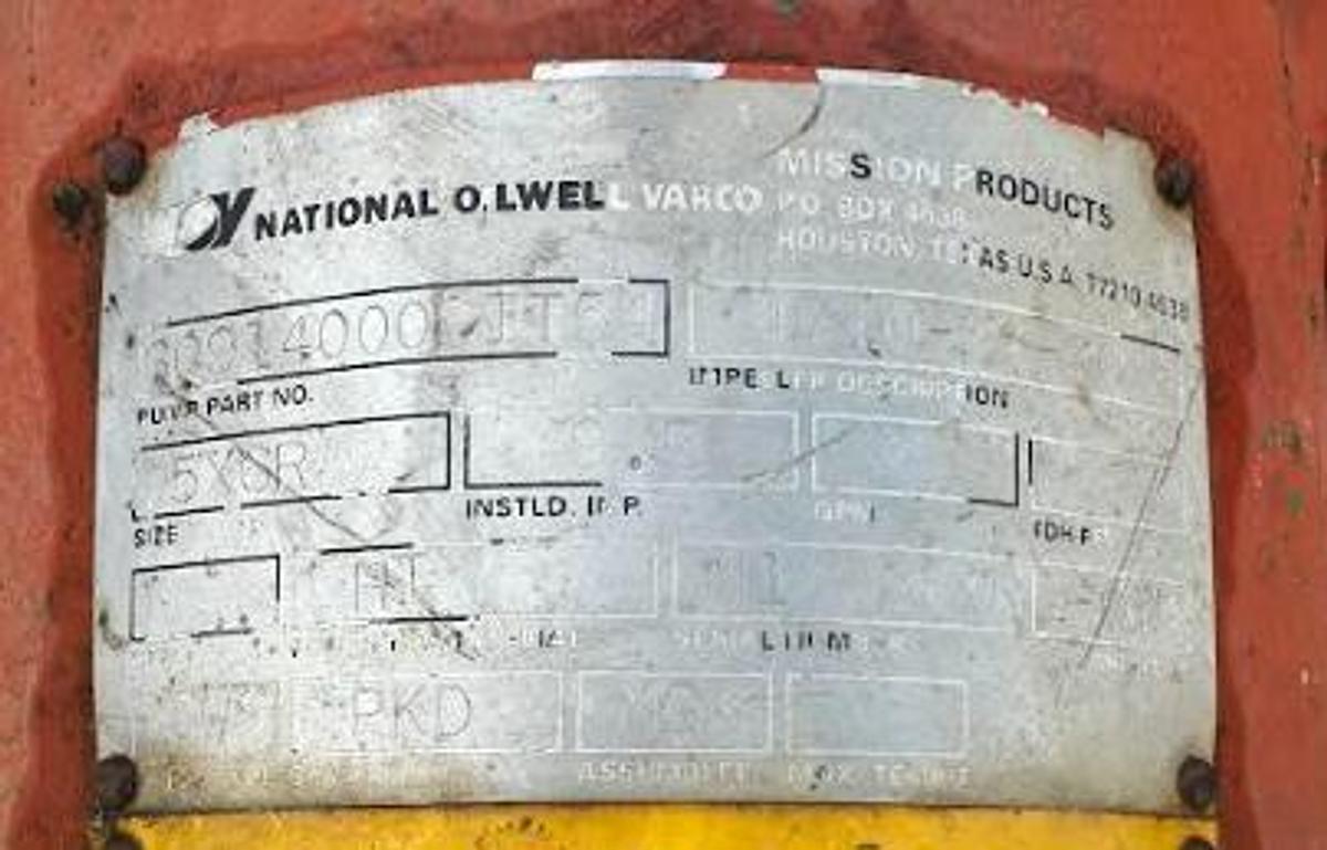 Used Mission 5X6 Water Pump