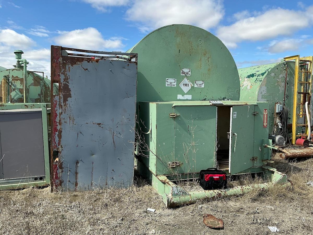 Used Welded Steel 22,000 Gallon Diesel Fuel Tank