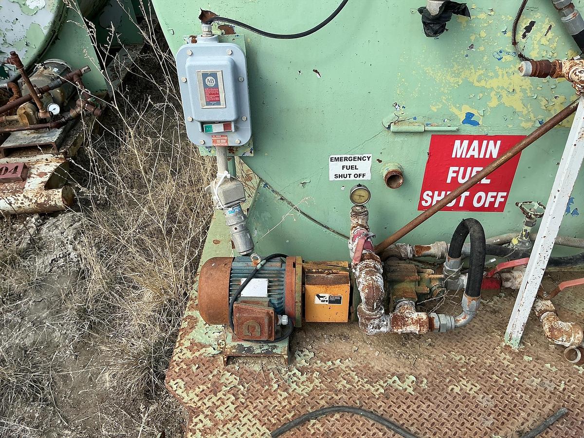 Used 12,000 Gallon Welded Steel Diesel Fuel Tank