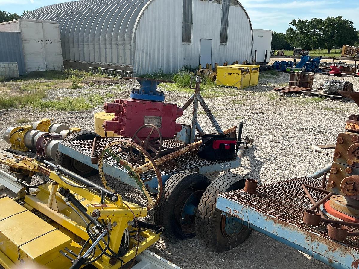 Used Manual Double Shutter BOP Trailered