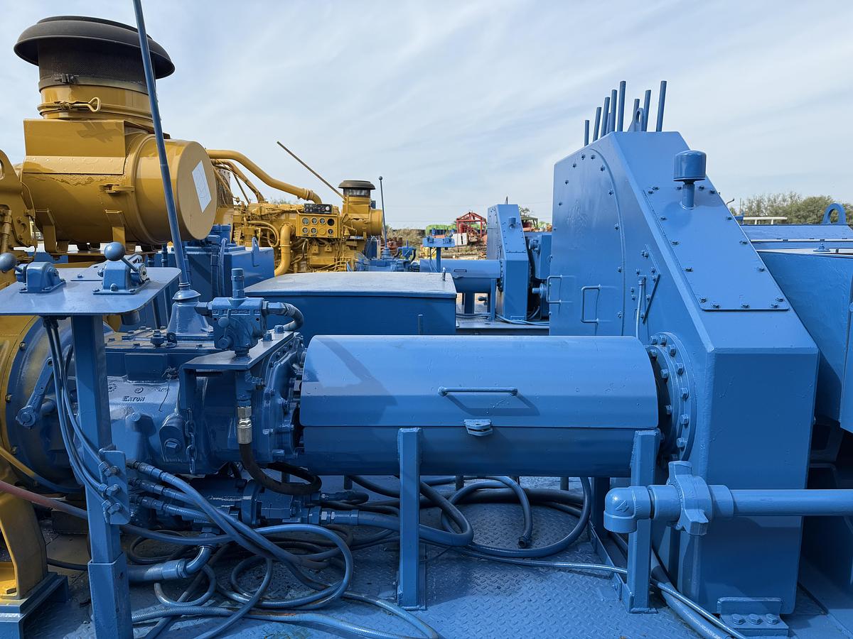 Used Kerr T-60 Triplex Pump Powered by C15 Engine