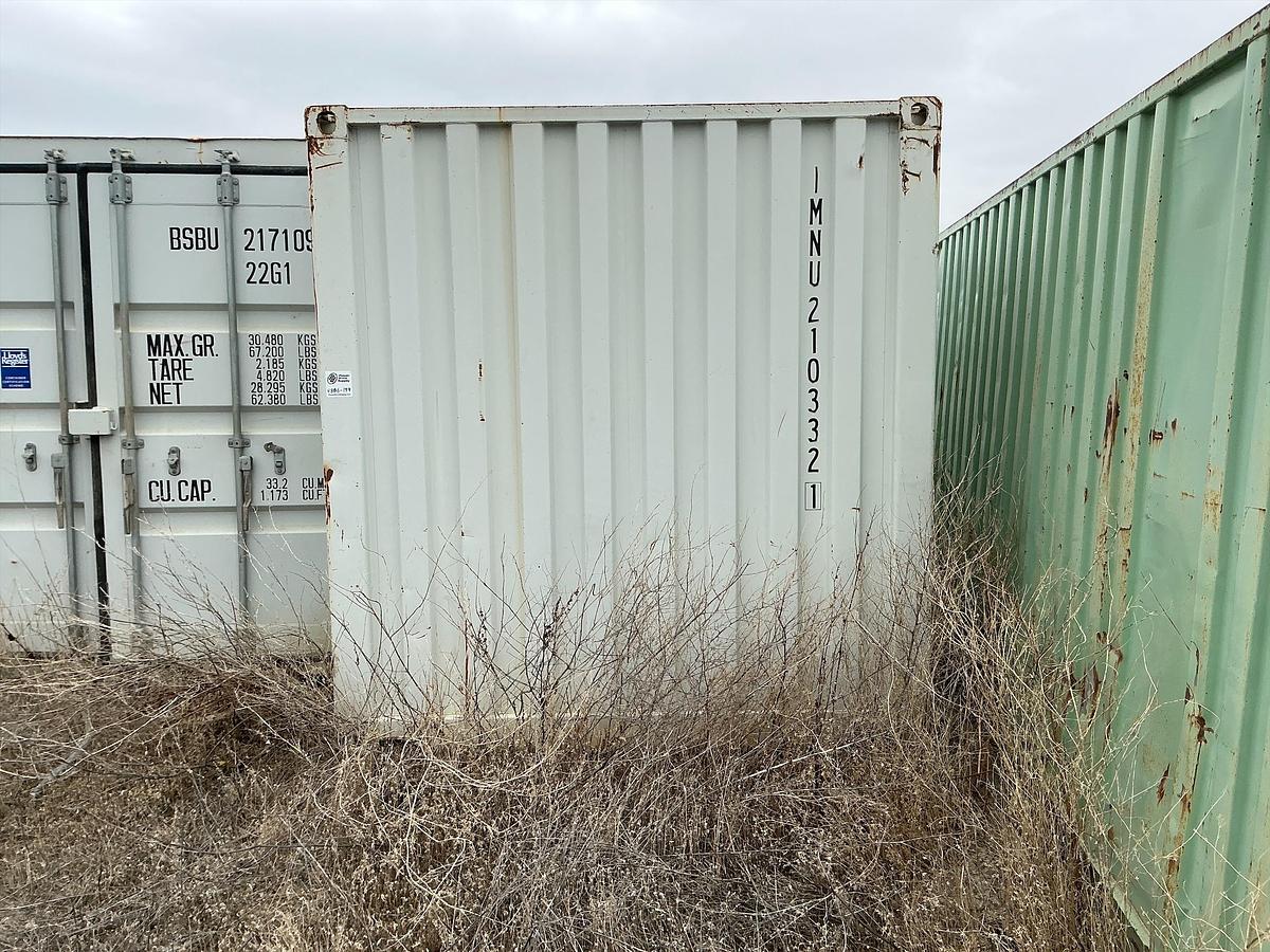 Used 2008 Welded Steel Connex Box w/Hoses