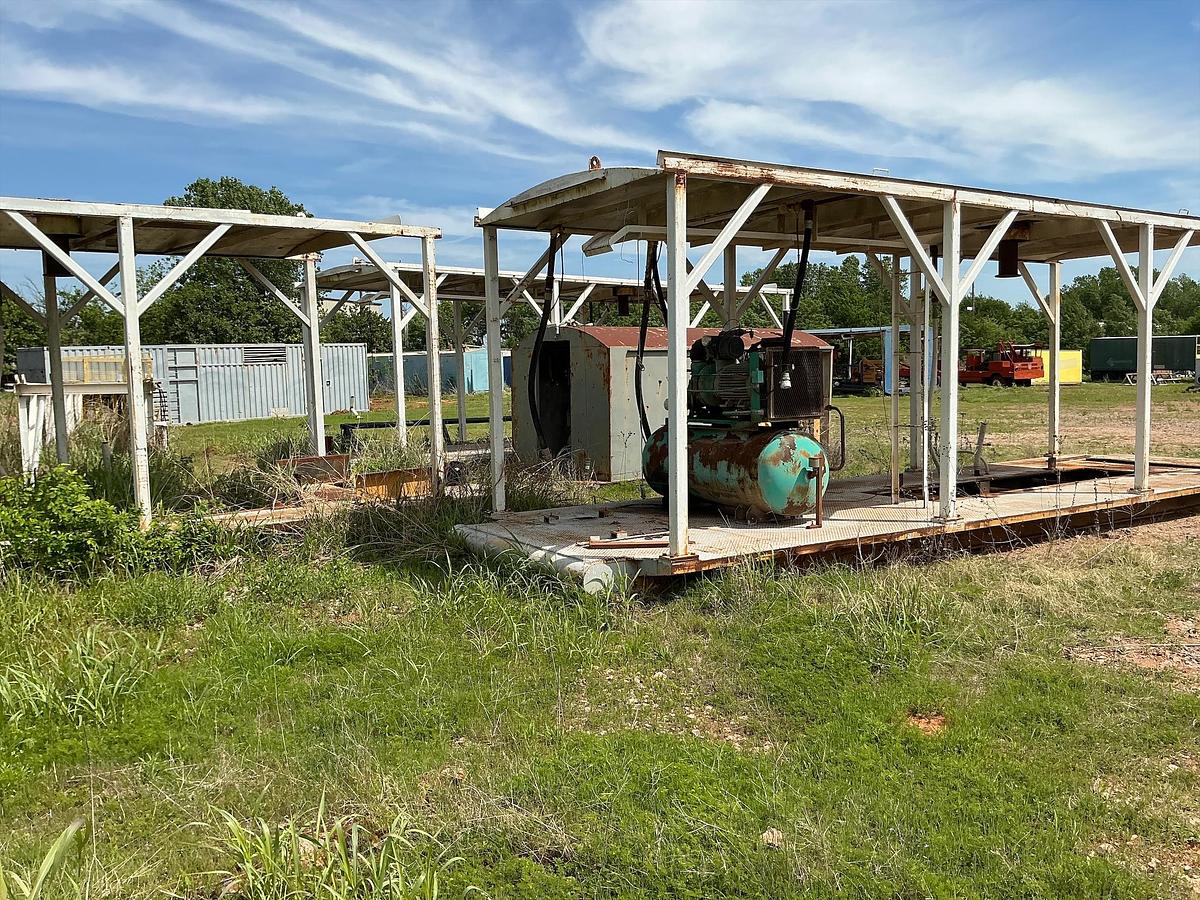 Used Empty Generator Shed on Skids