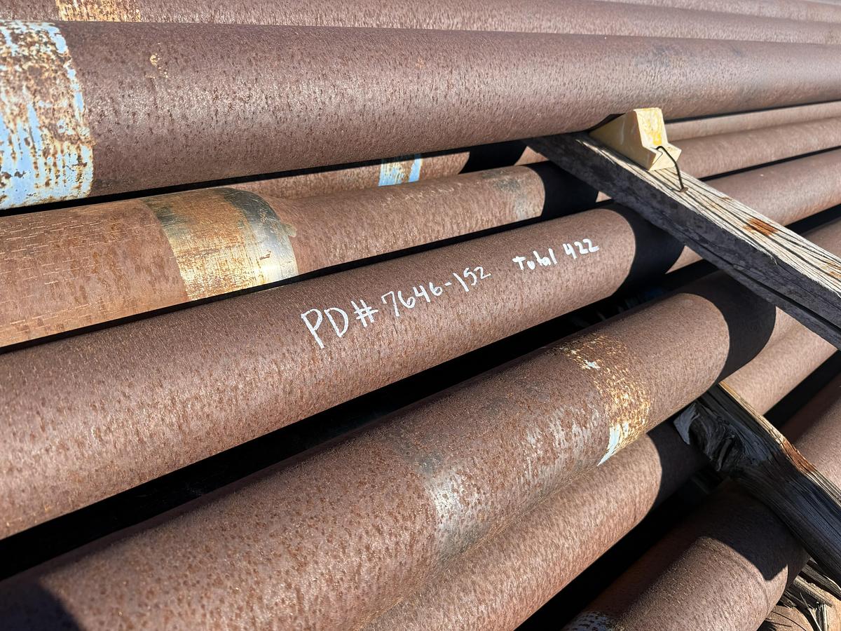 Used Drill Pipe 4-1/2 in - X-95 - Rack 52