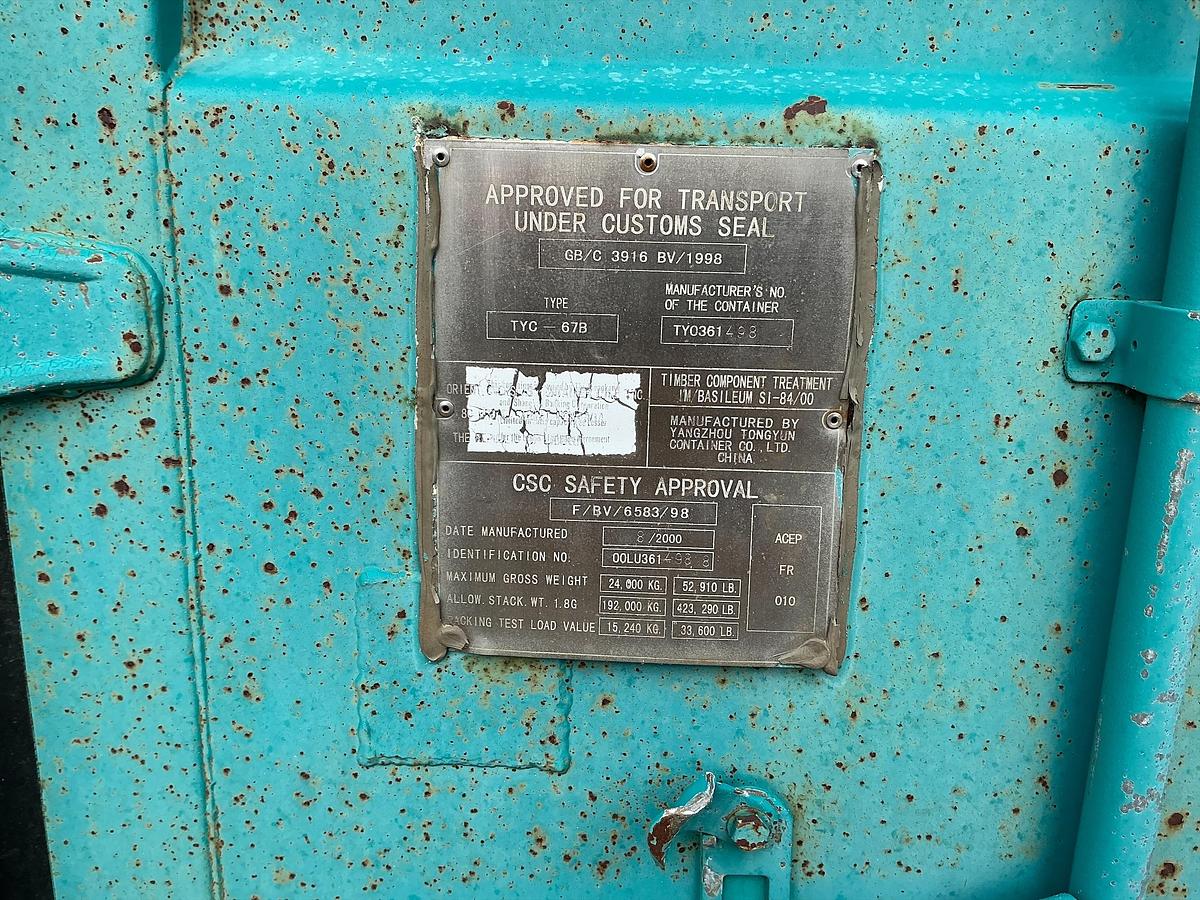 Used Welded Steel Connex w/Misc.